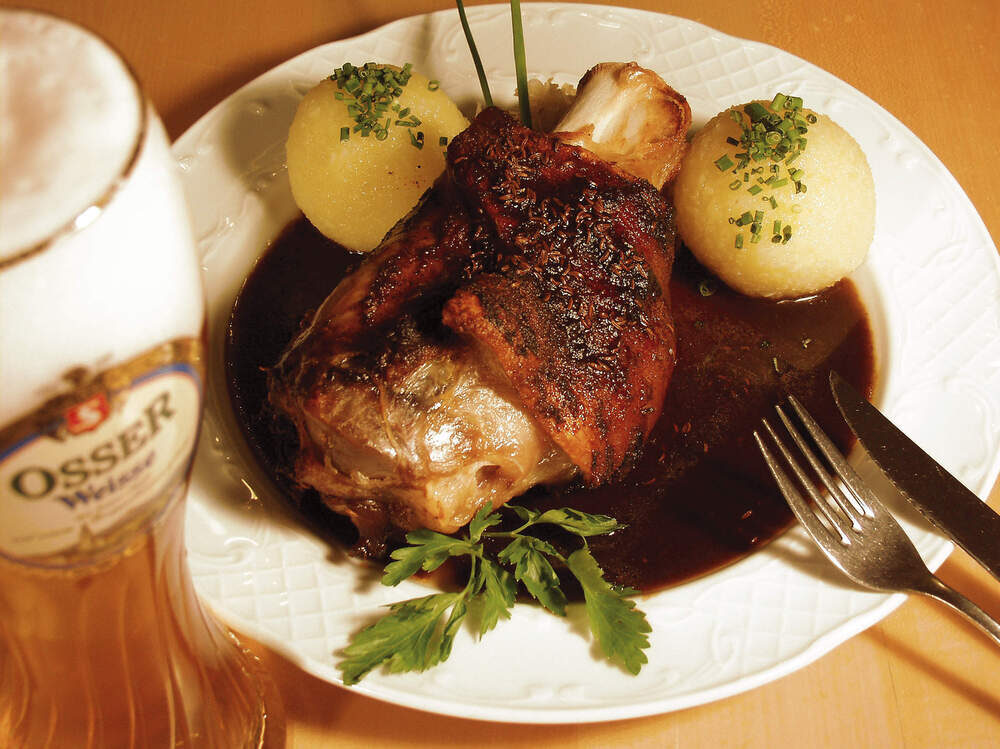 Bayerische Schmankerl Hotel Zur Post in Lam Bayern Bayerischer Wald